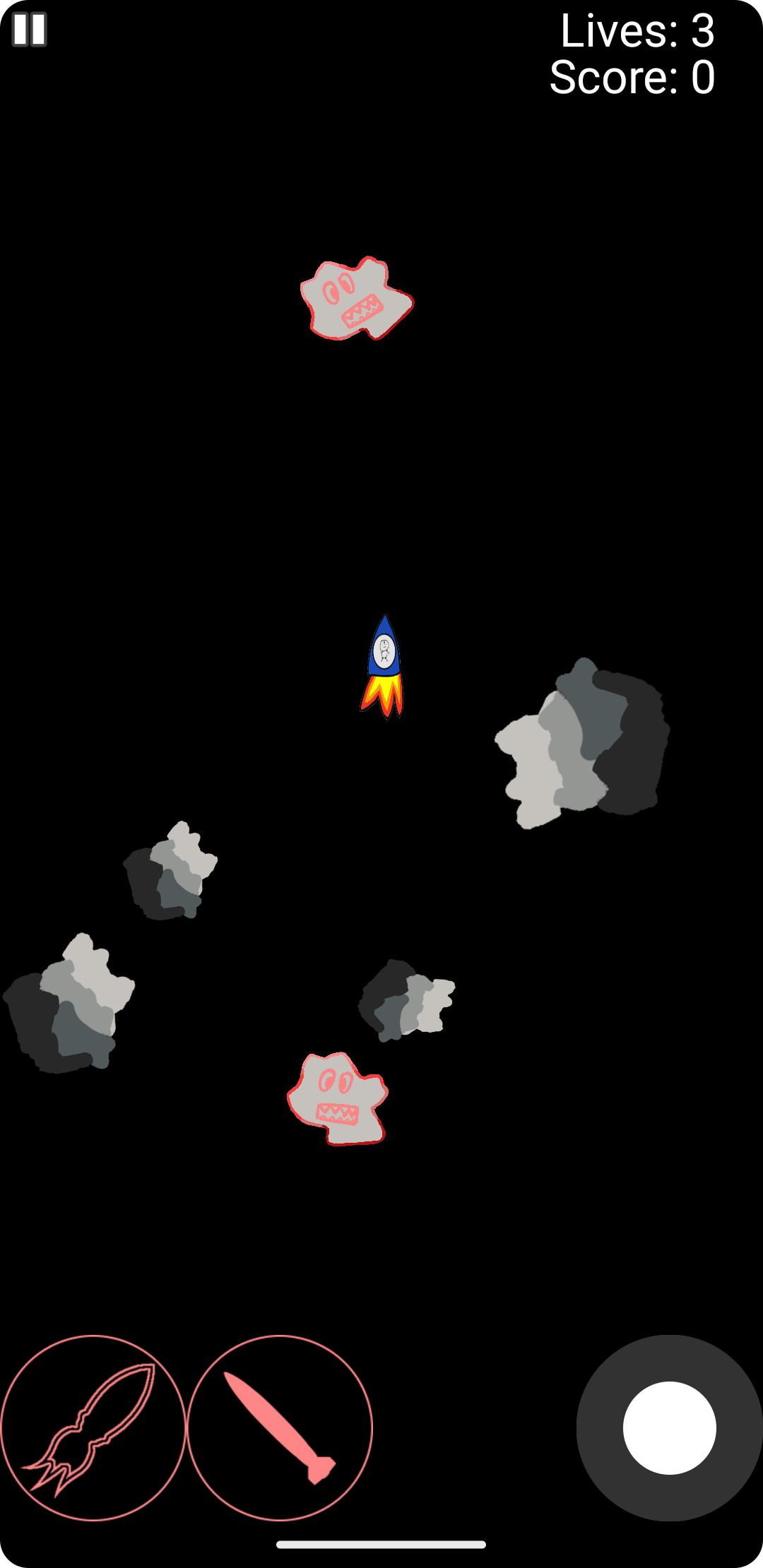 Asteroids Game Image